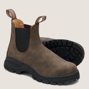 NWT Blundstone 2239 Lug Sole Chelsea Boots Rustic Brown Mens US 9.5 AU 8.5 EU 44